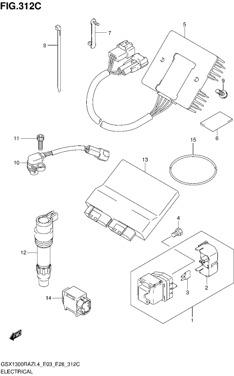 ELECTRICAL (GSX1300RAZL4 E33)