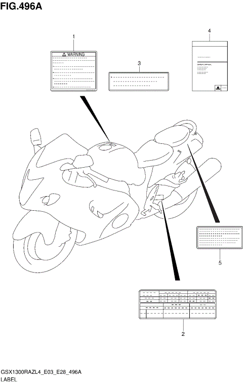 LABEL (GSX1300RAZL4 E03)