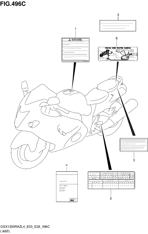 LABEL (GSX1300RAZL4 E33)
