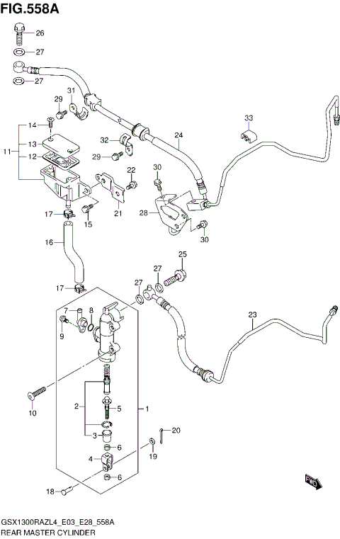 REAR MASTER CYLINDER