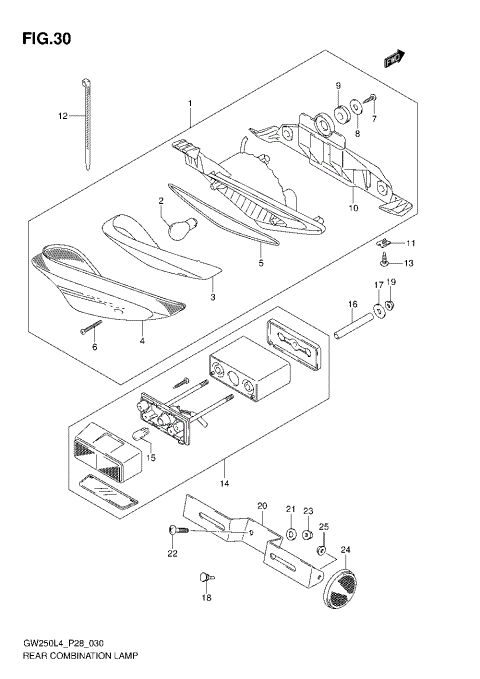 REAR COMBINATION LAMP