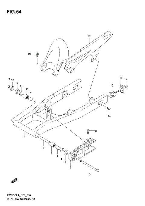 REAR SWINGINGARM