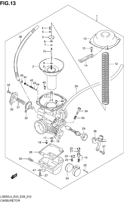 CARBURETOR (LS650L4 E33)