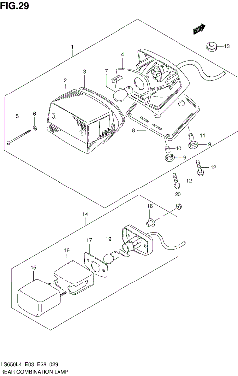 REAR COMBINATION LAMP