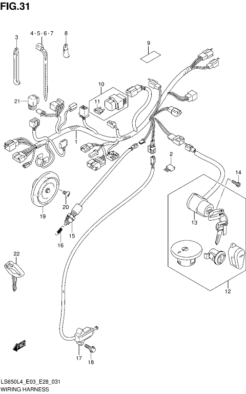 WIRING HARNESS (LS650L4 E28)