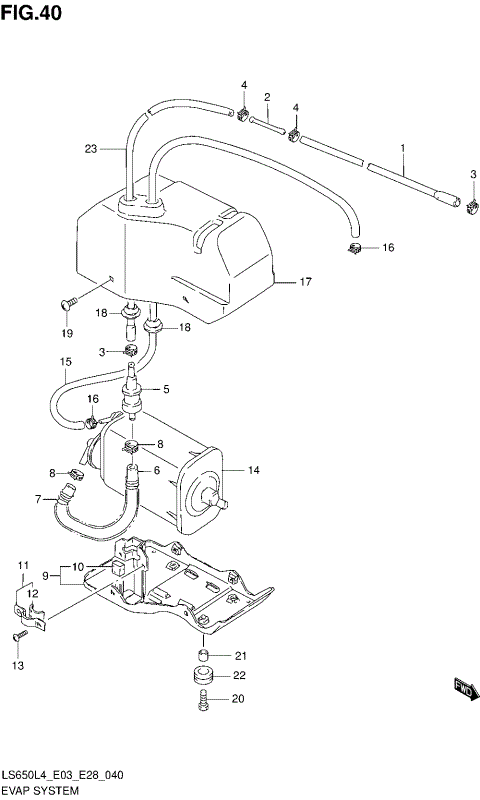 EVAP SYSTEM (LS650L4 E33)