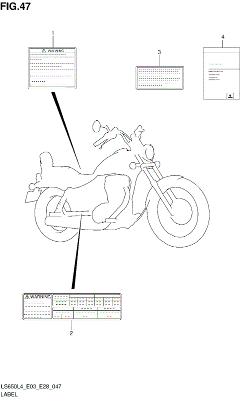 LABEL (LS650L4 E03)