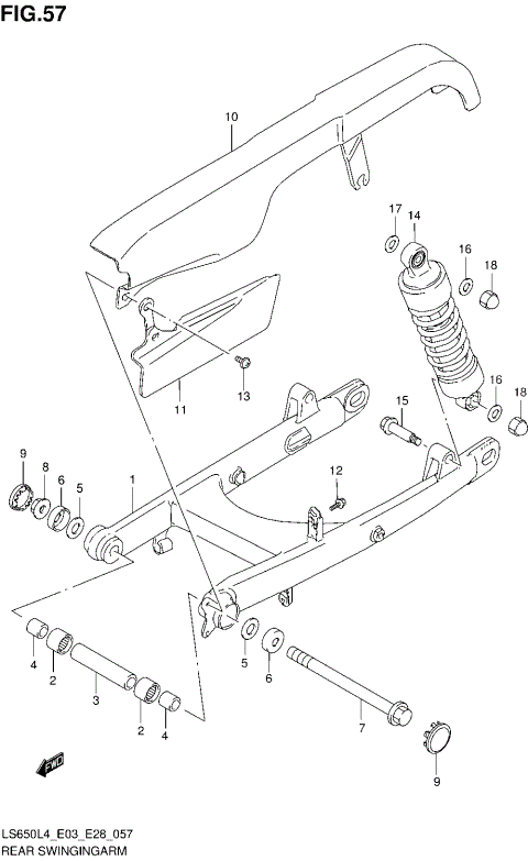 REAR SWINGINGARM
