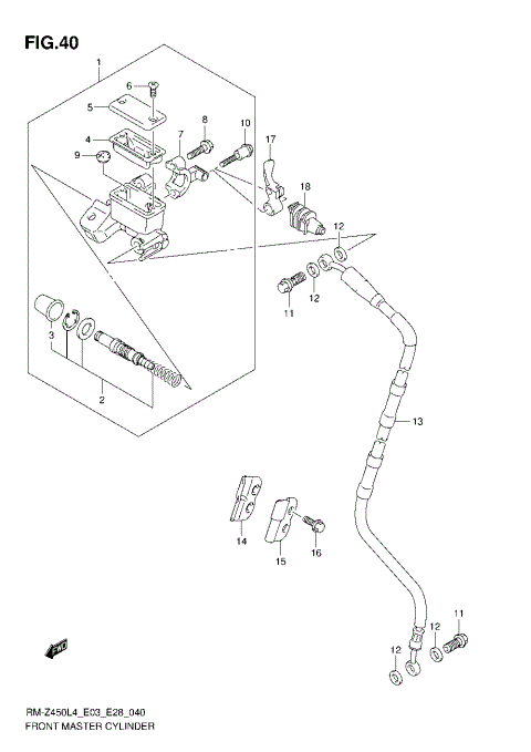 FRONT MASTER CYLINDER