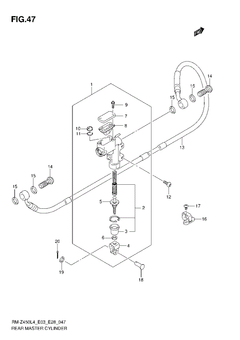 REAR MASTER CYLINDER