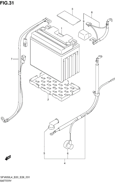 BATTERY (SFV650L4 E33)