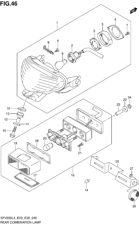 REAR COMBINATION LAMP