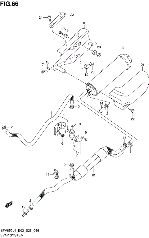 EVAP SYSTEM (SFV650L4 E33)