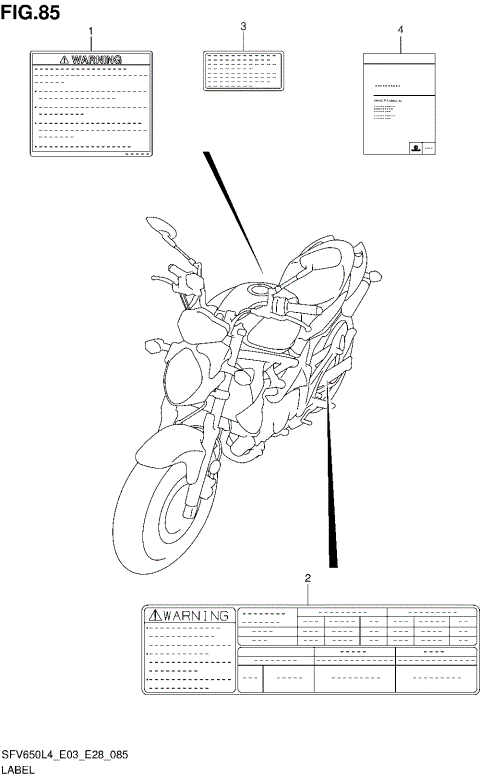 LABEL (SFV650L4 E03)