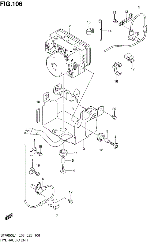 HYDRAULIC UNIT (SFV650AL4 E28)