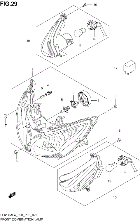 FRONT COMBINATION LAMP