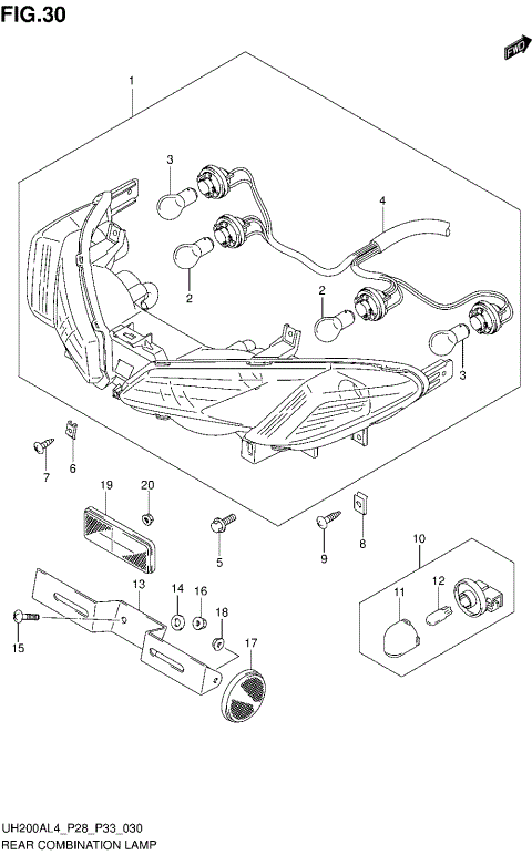 REAR COMBINATION LAMP