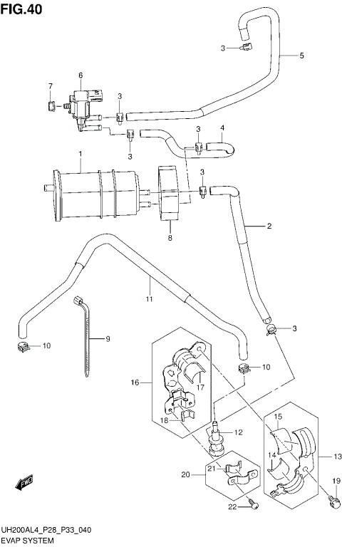 EVAP SYSTEM (UH200AL4 P33)