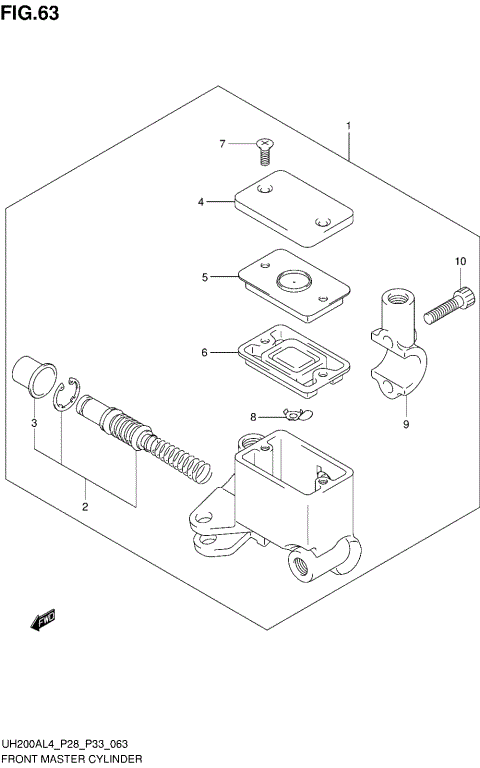 FRONT MASTER CYLINDER