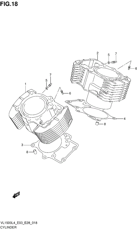 CYLINDER (VL1500BL4 E28)