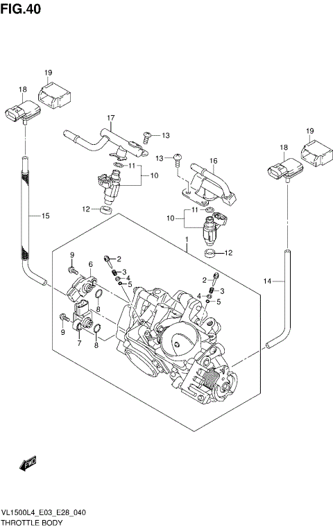 THROTTLE BODY (VL1500BL4 E28)