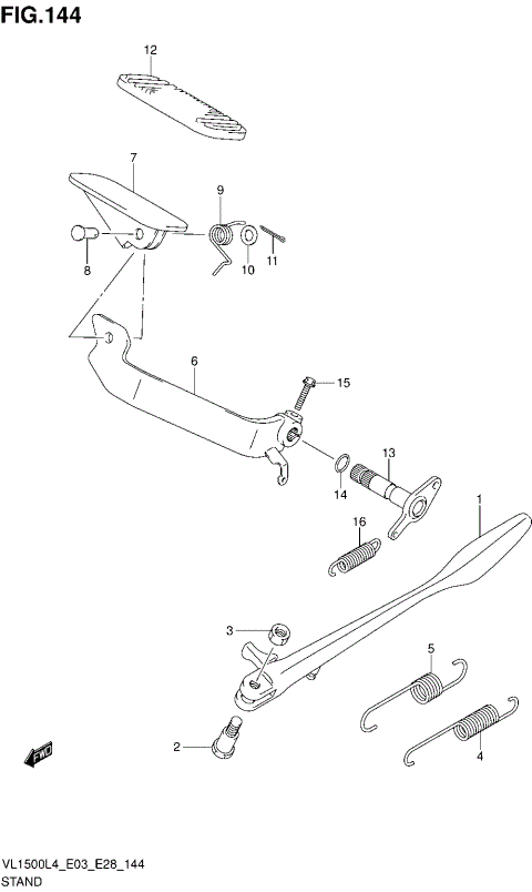 STAND (VL1500BL4 E28)