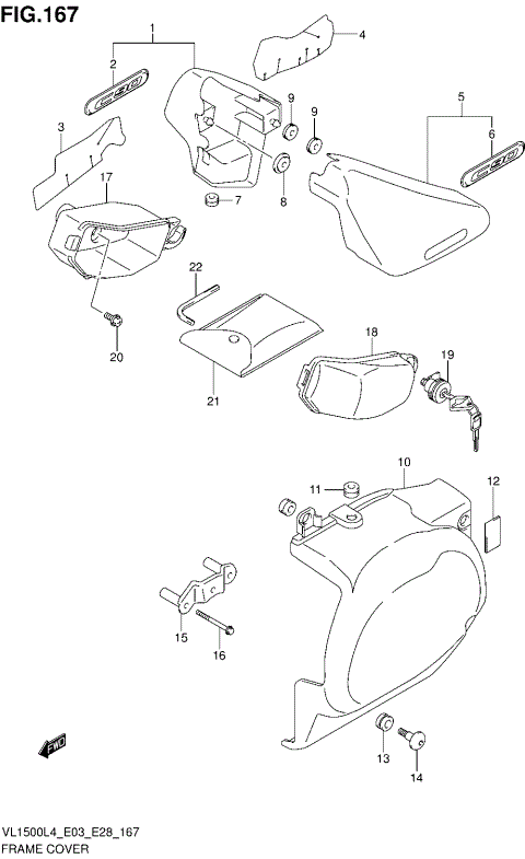 FRAME COVER (VL1500L4 E28)
