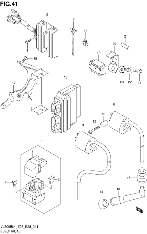 ELECTRICAL (VL800BL4 E28)