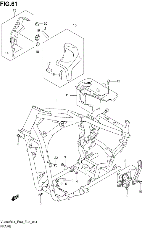 FRAME (VL800BL4 E33)