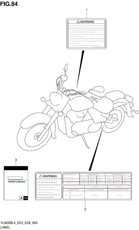 LABEL (VL800BL4 E28)
