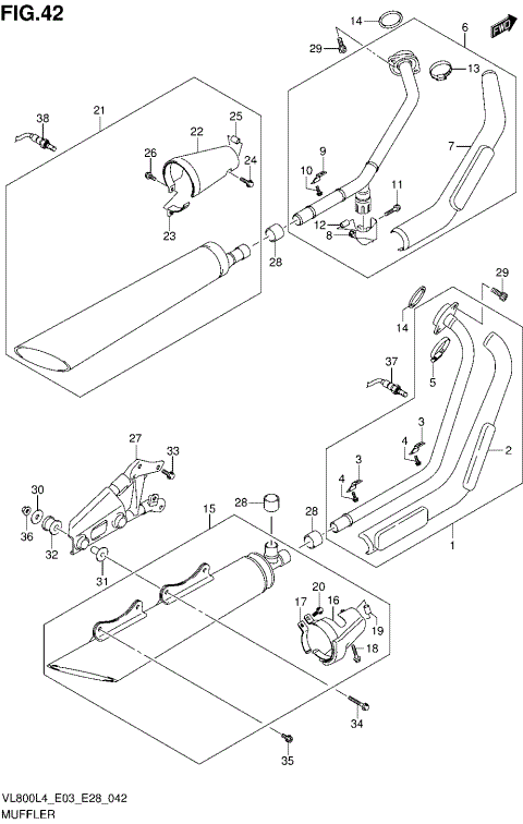 MUFFLER (VL800CL4 E33)