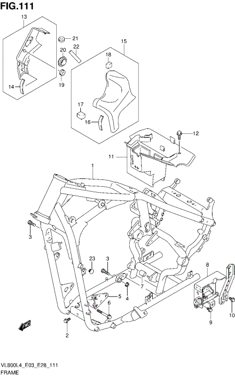FRAME (VL800CL4 E28)