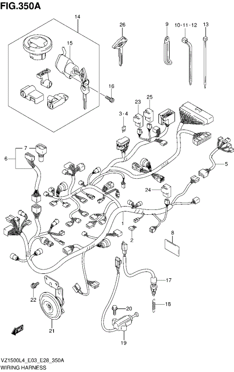 WIRING HARNESS (VZ1500L4 E03)
