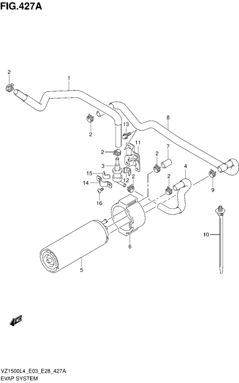EVAP SYSTEM (VZ1500L4 E33)