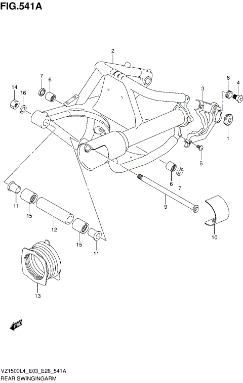 REAR SWINGINGARM