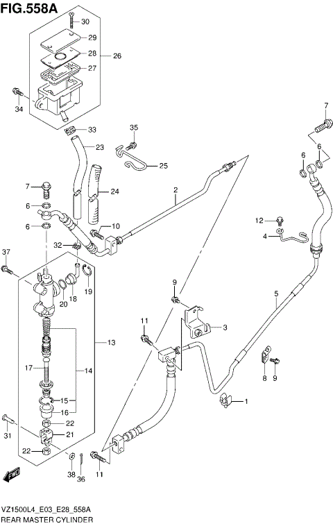 REAR MASTER CYLINDER