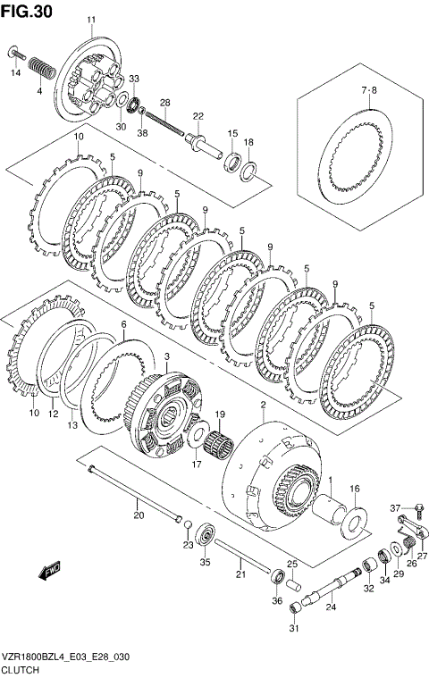 CLUTCH (VZR1800BZL4 E03)