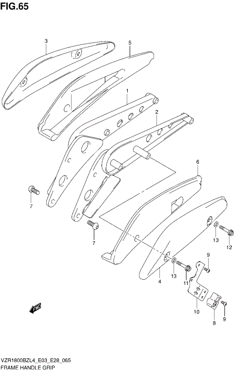 FRAME HANDLE GRIP (VZR1800BZL4 E33)