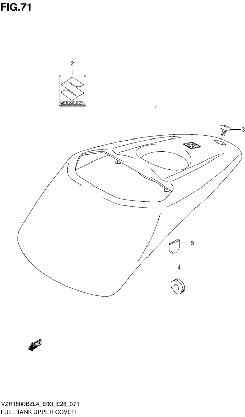 FUEL TANK UPPER COVER