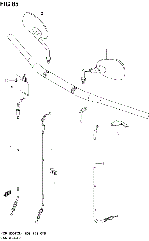 HANDLEBAR (VZR1800BZL4 E33)
