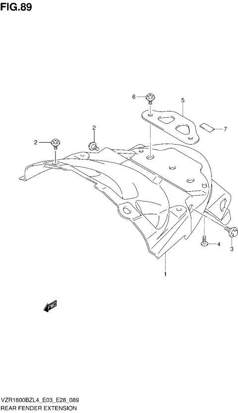 REAR FENDER EXTENSION