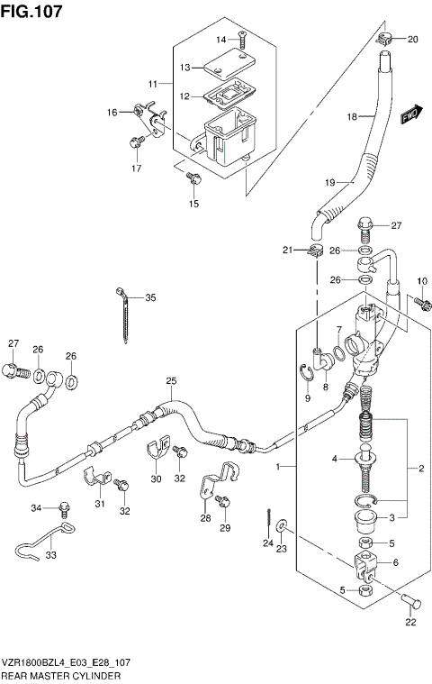 REAR MASTER CYLINDER
