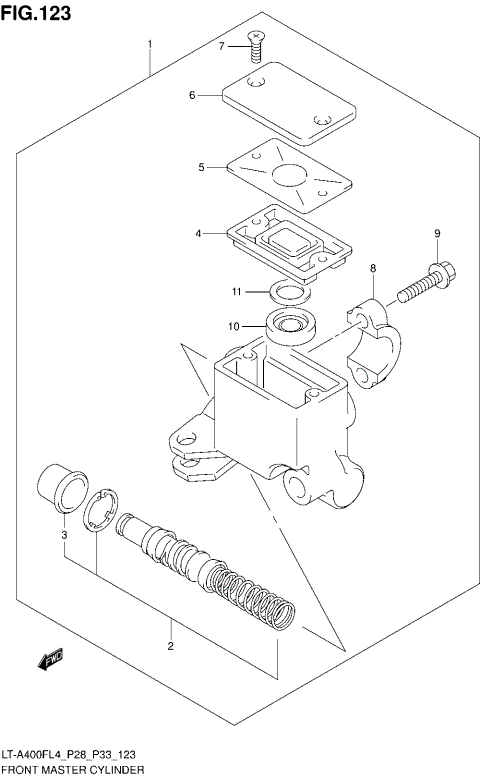 FRONT MASTER CYLINDER