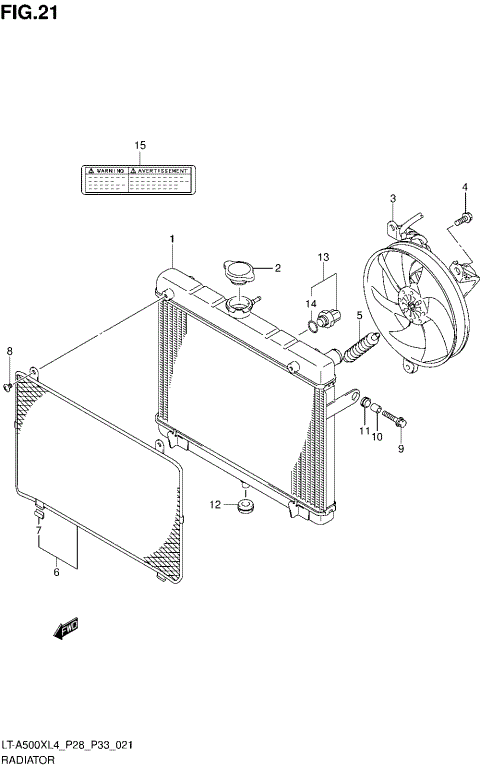 RADIATOR (LT-A500XZL4 P28)