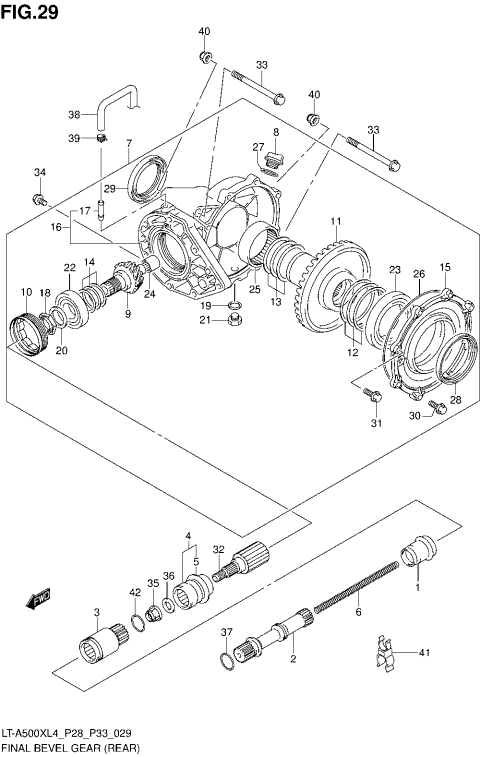 FINAL BEVEL GEAR (REAR)