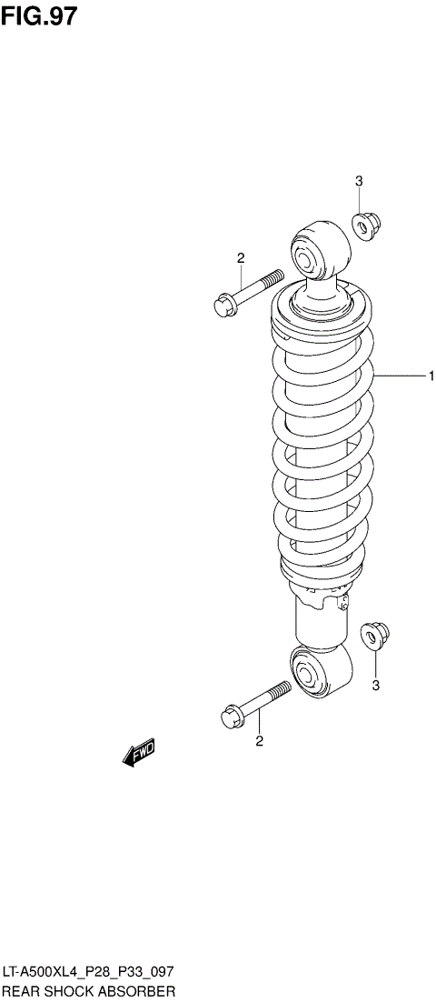 REAR SHOCK ABSORBER
