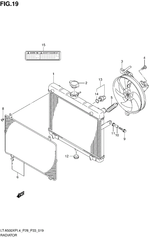 RADIATOR (LT-A500XPL4 P28)