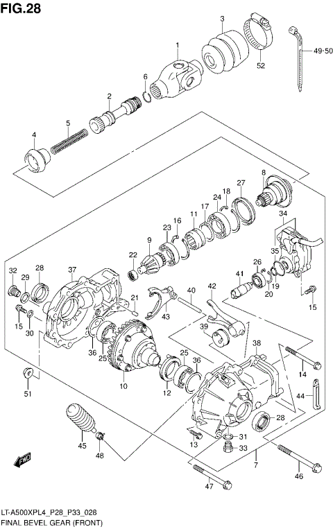 FINAL BEVEL GEAR (FRONT)