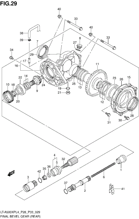 FINAL BEVEL GEAR (REAR)