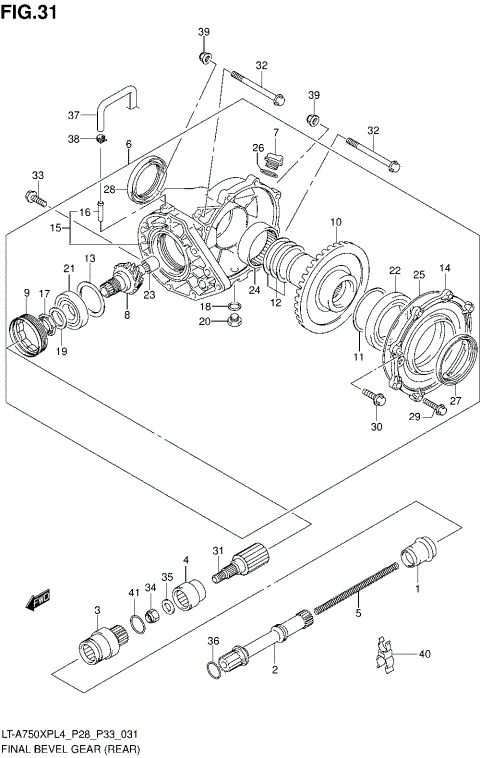FINAL BEVEL GEAR (REAR)
